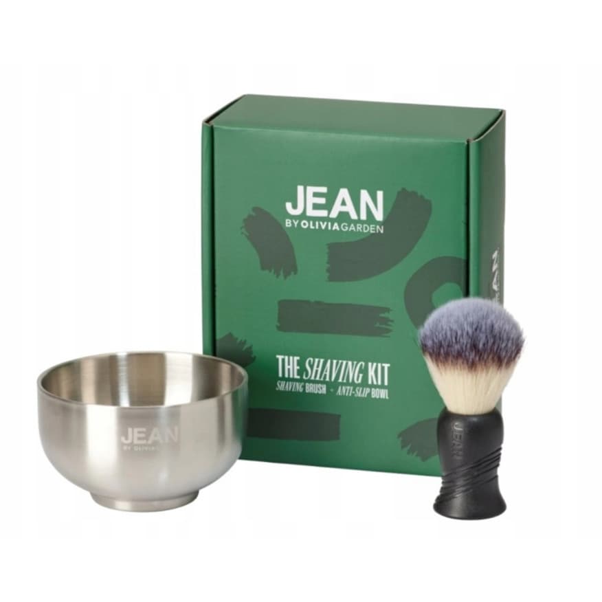 Jean Shaving Set Bowl + Brush, zestaw do golenia, miska + pędzel, ref. 203ID2198