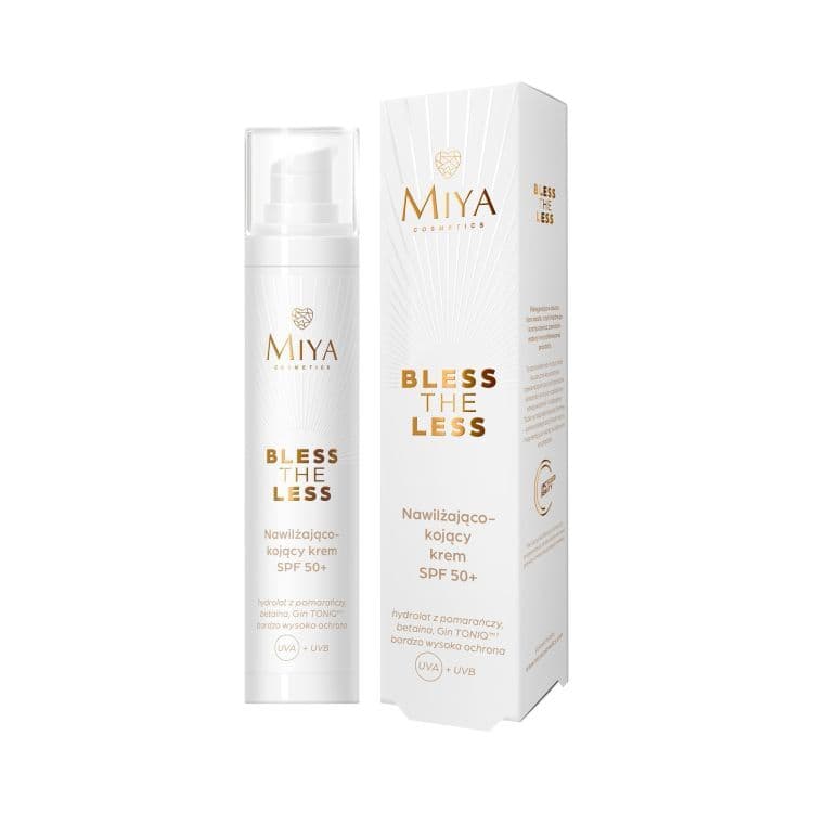 Bless The Less, nawilżająco-kojący krem SPF 50+