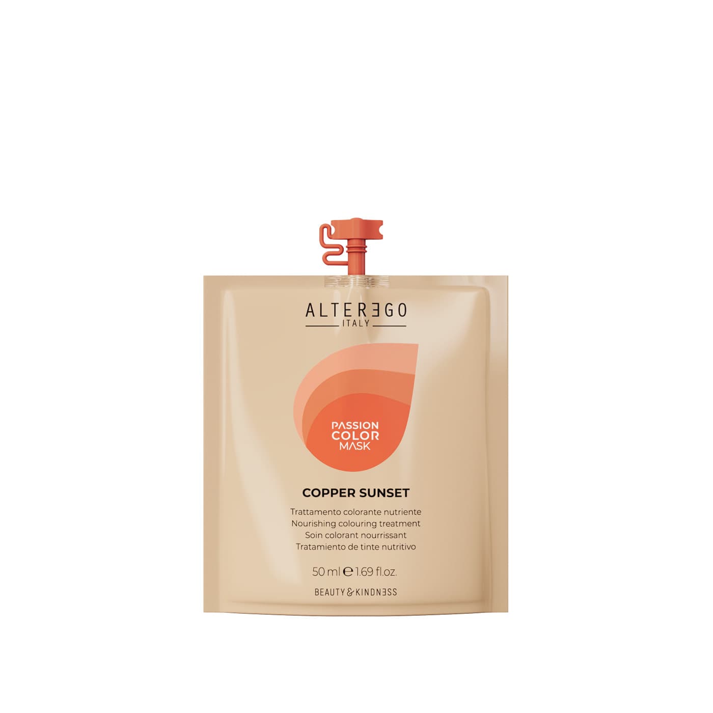 Alter Ego Passion Color Mask, maska koloryzująca z olejkiem, copper sunset