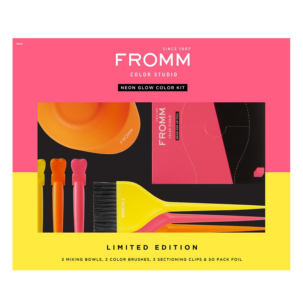zestaw akcesoriów do farbowania włosów Neon Glow