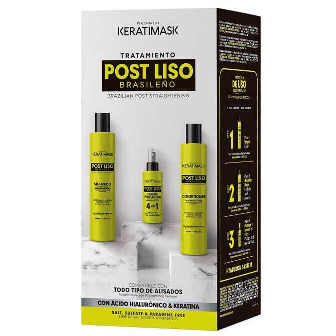 Post Keratimask, zestaw do pielęgnacji po keratynowym prostowaniu