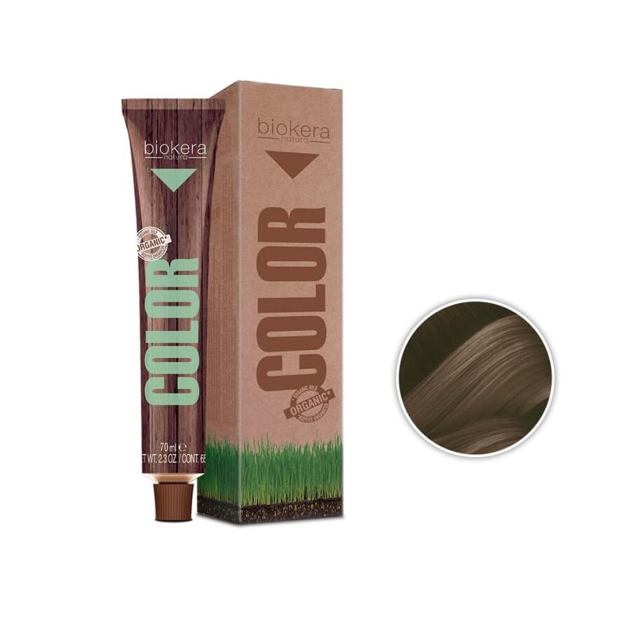Natura Color, trwała farba do włosów z olejkami roślinnymi, 7.1