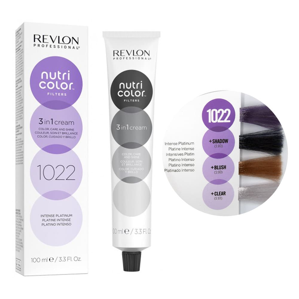 Revlon Nutri Color Filters, maska koloryzująca bez amoniaku, Intensywna platyna, tuba