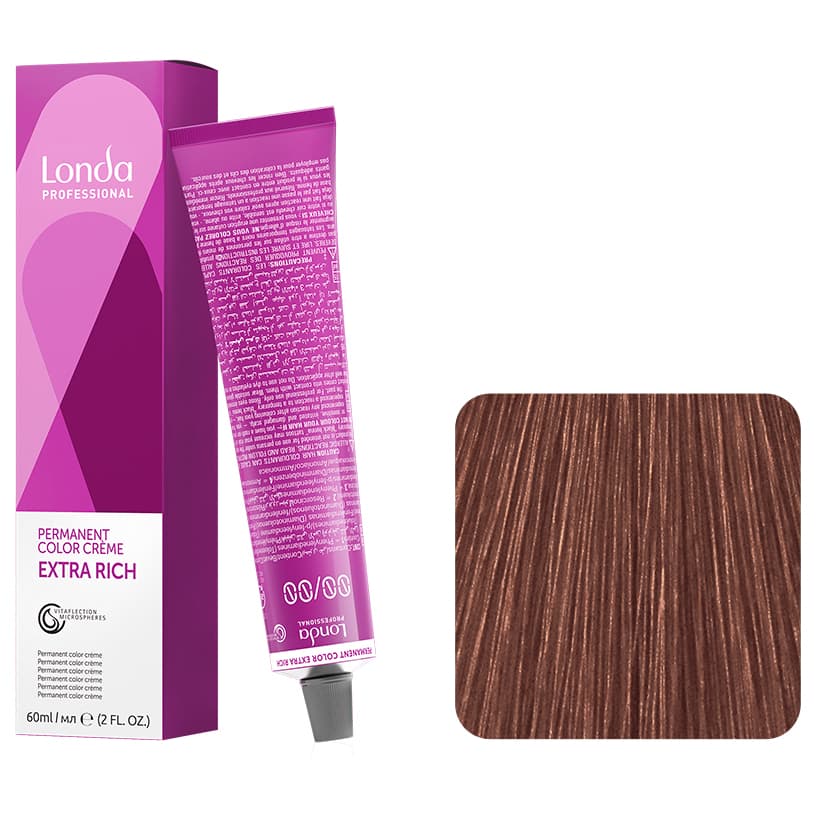Londa Color Permanent, farba do włosów, 6/75