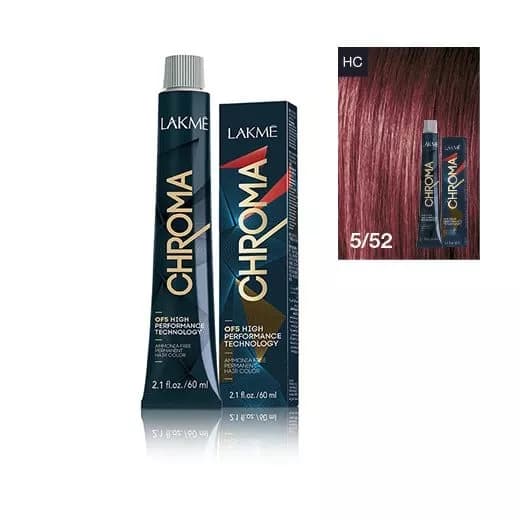 Chroma, farba do włosów o łagodnej formule, 5/52