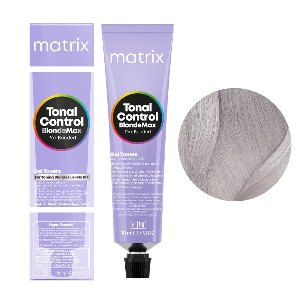 Tonal Control BlondeMax Pre-Bonded, kwasowy toner do włosów w żelu, 10PA