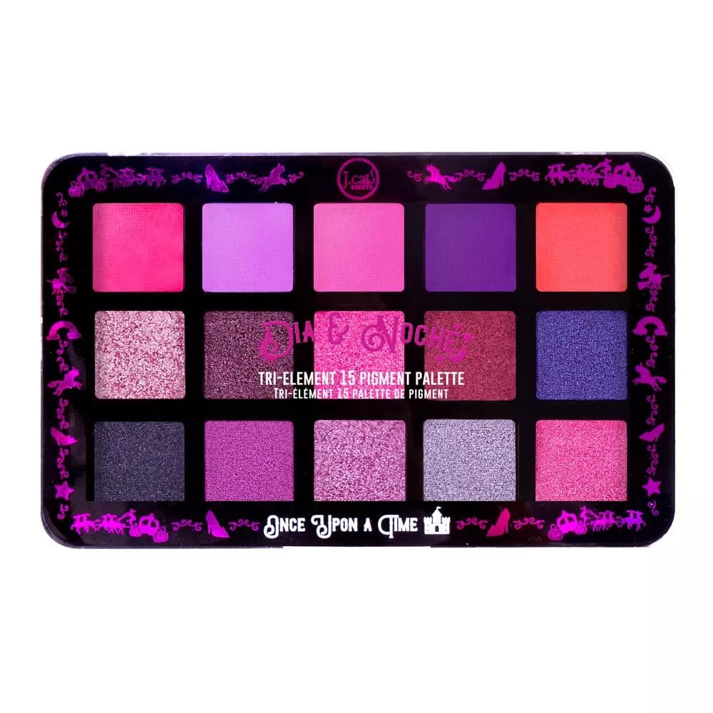 Dia-Noche Tri-Element 15 eyeshadow palette, paleta cieni do oczu, Once upon a time