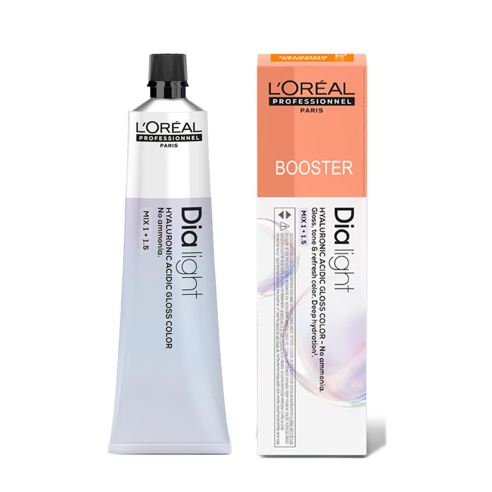 Loreal Dia Light, krem koloryzujący z kompleksem hialuronowym, booster pomarańczowy