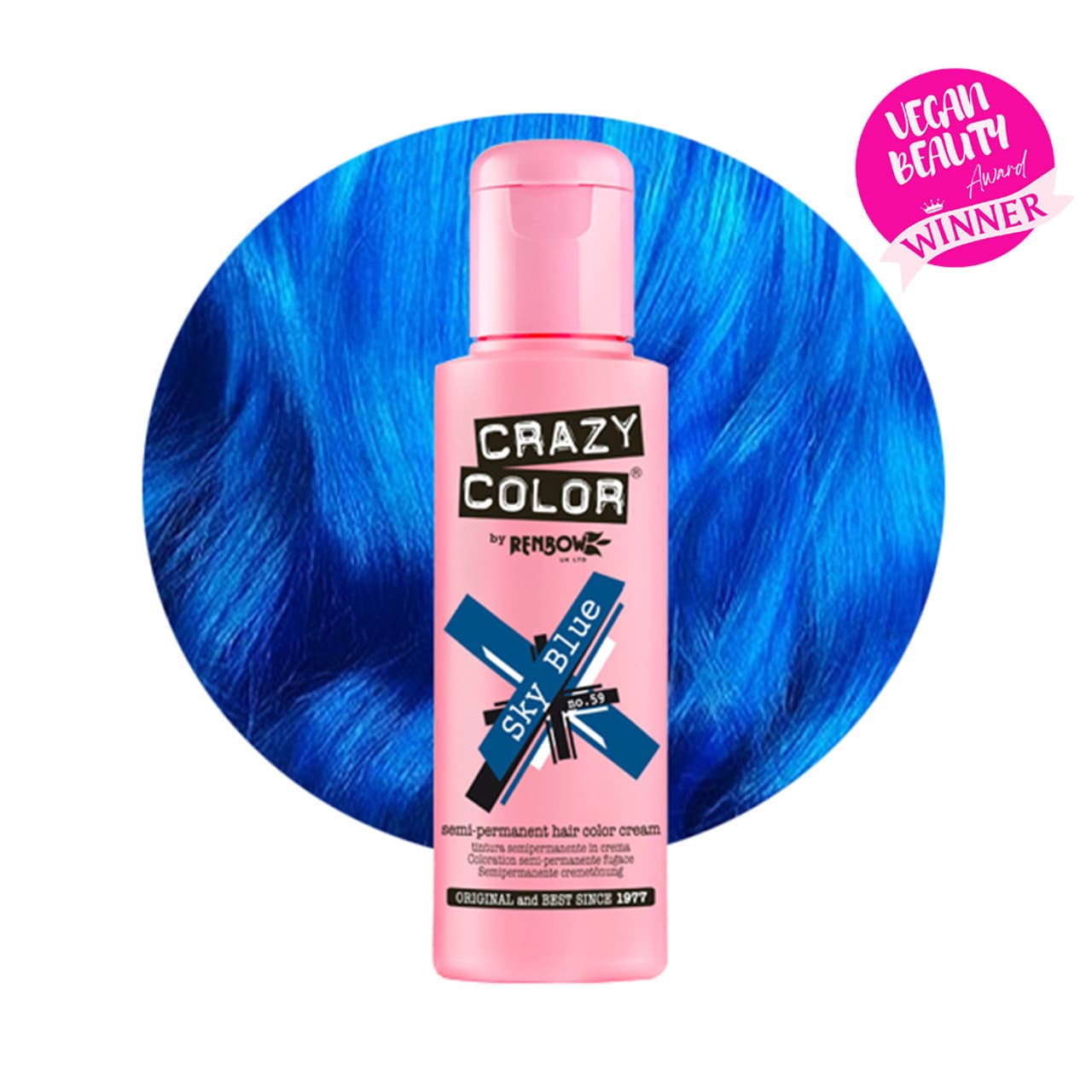 Color, toner odżywczy do włosów, Sky Blue – niebieski, nr 59