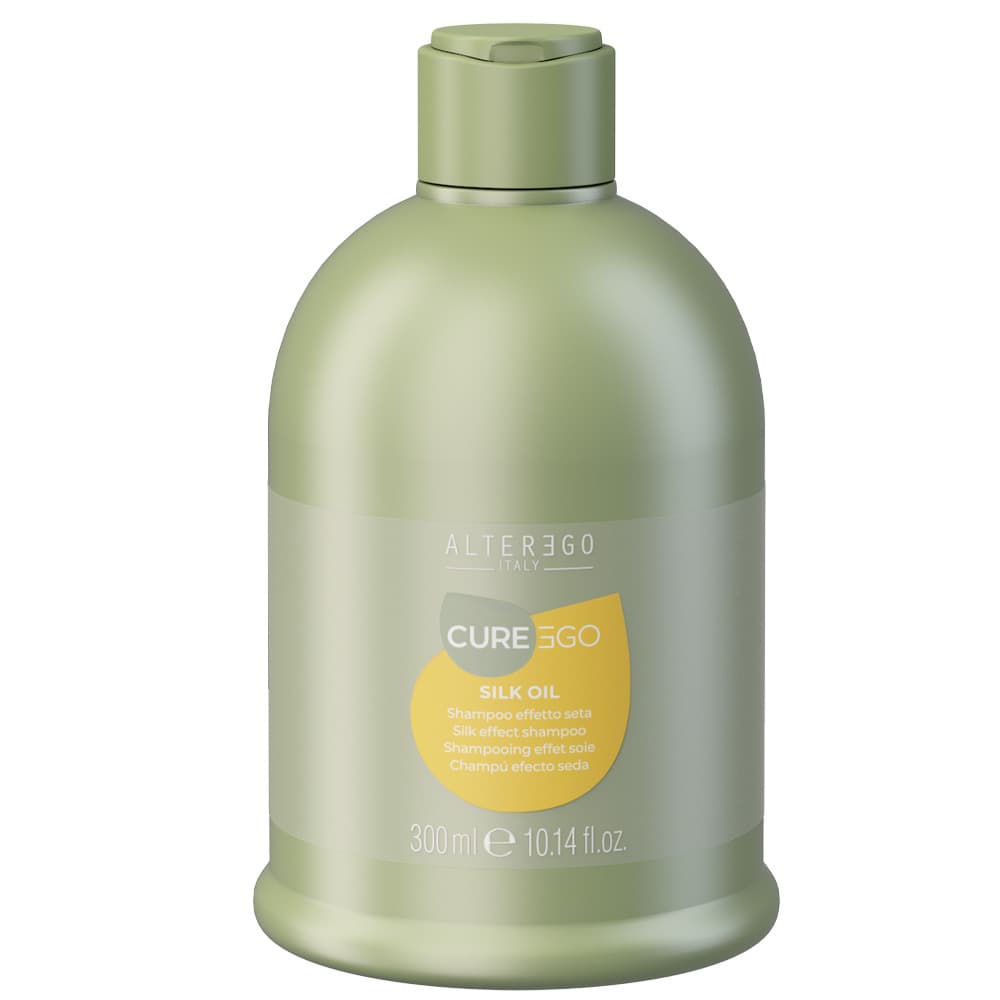 Alter Ego CureEgo Silk Oil, szampon nadający efekt jedwabistych włosów