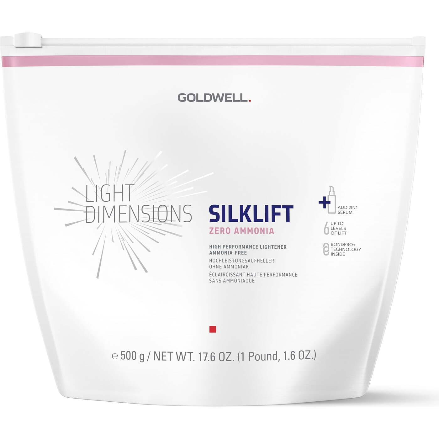 Lightdimensions, silklift zero ammonia, rozjaśniacz bez amoniaku