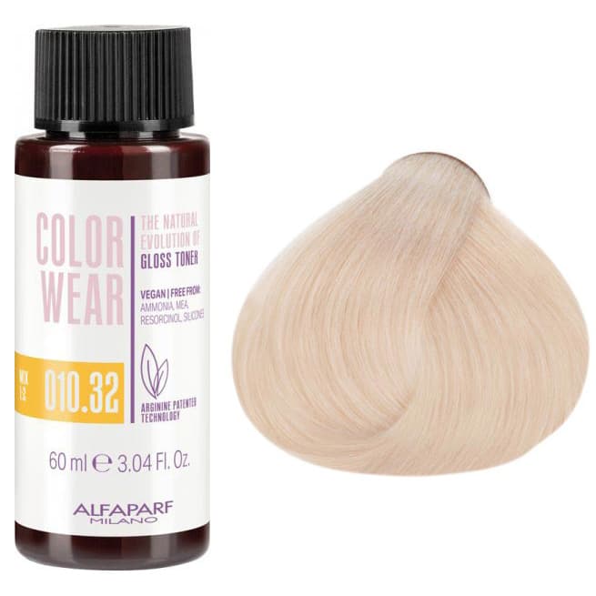 Color Wear Gloss, toner do włosów bez amoniaku,, 10.32