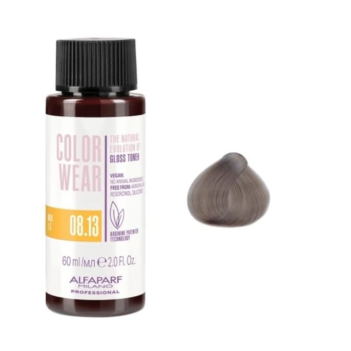 Color Wear Gloss, toner do włosów bez amoniaku,, 8.13