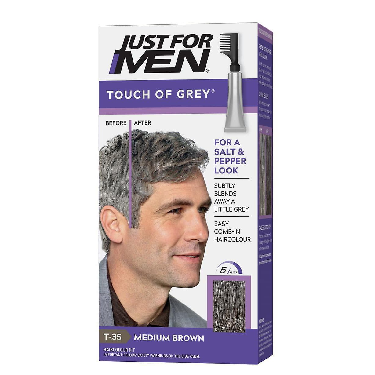For Men, odsiwiacz Touch of Grey, średni brąz T-35