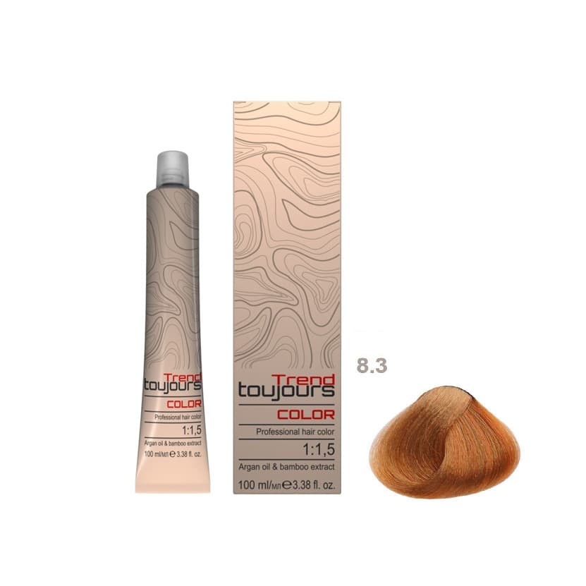 Professional Color Care, farba do włosów, 8.3