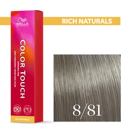 Wella Color Touch, krem tonujący bez amoniaku, 8/81