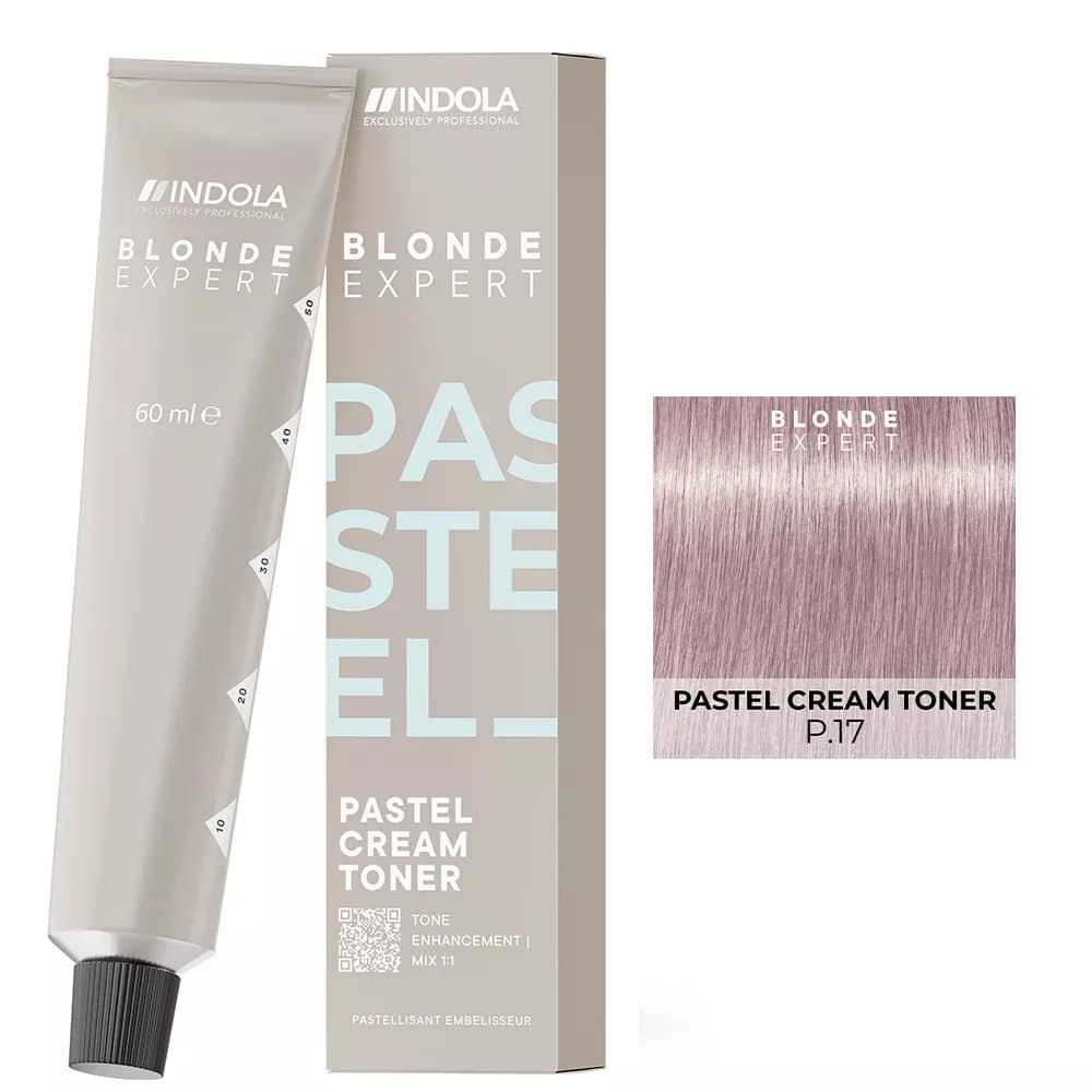 Blonde Expert Pastel Cream, pastelowy toner w kremie, P.17