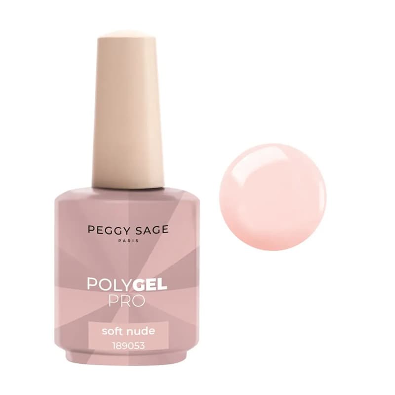 Polygel PRO, płynny akrylożel do paznokci, soft nude