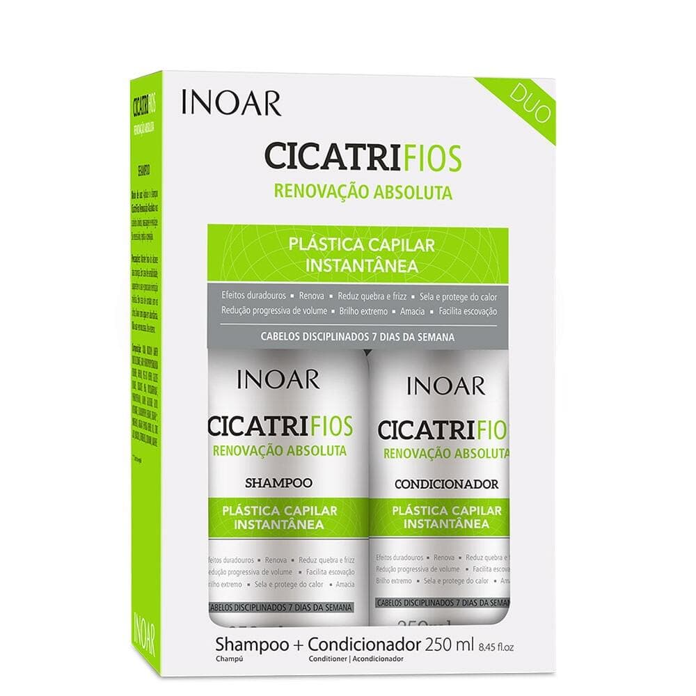 CicatriFios DUO PACK, szampon + odżywka do włosów zniszczonych
