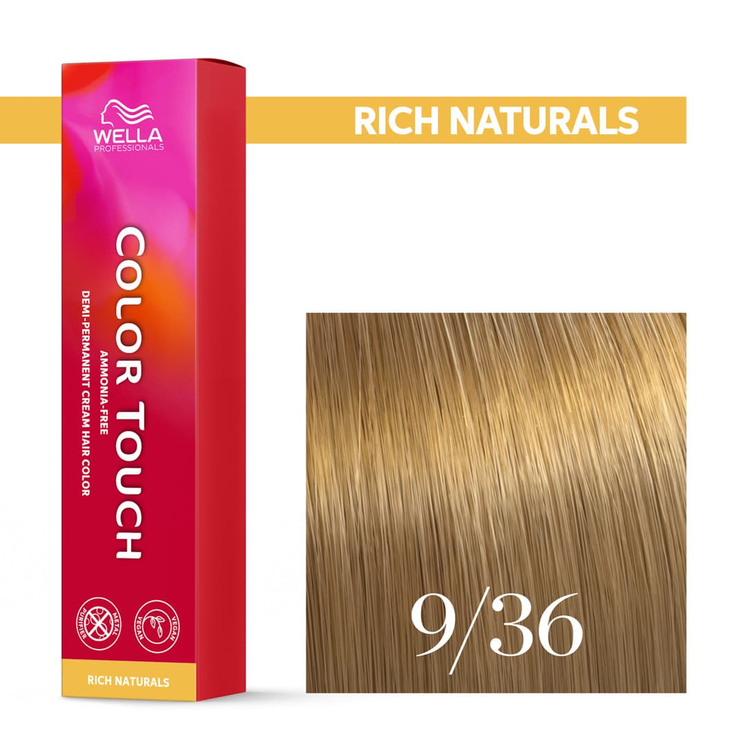 Wella Color Touch, krem tonujący bez amoniaku, 9/36