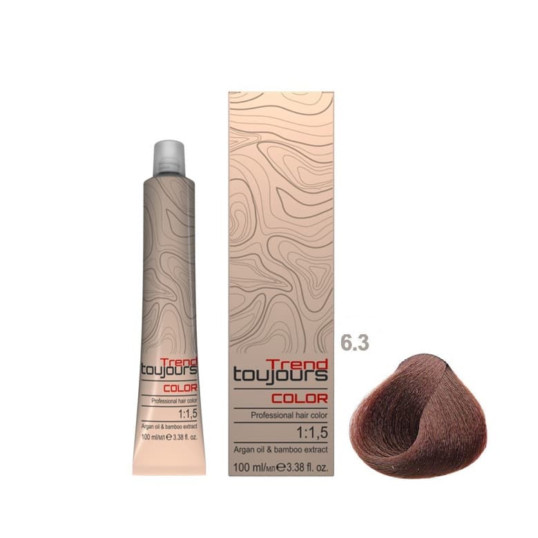 Professional Color Care, farba do włosów, 6.3