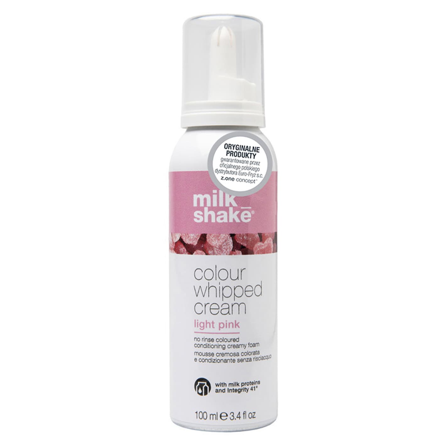 Shake Colour Whipped Cream, pianka koloryzująca, light pink