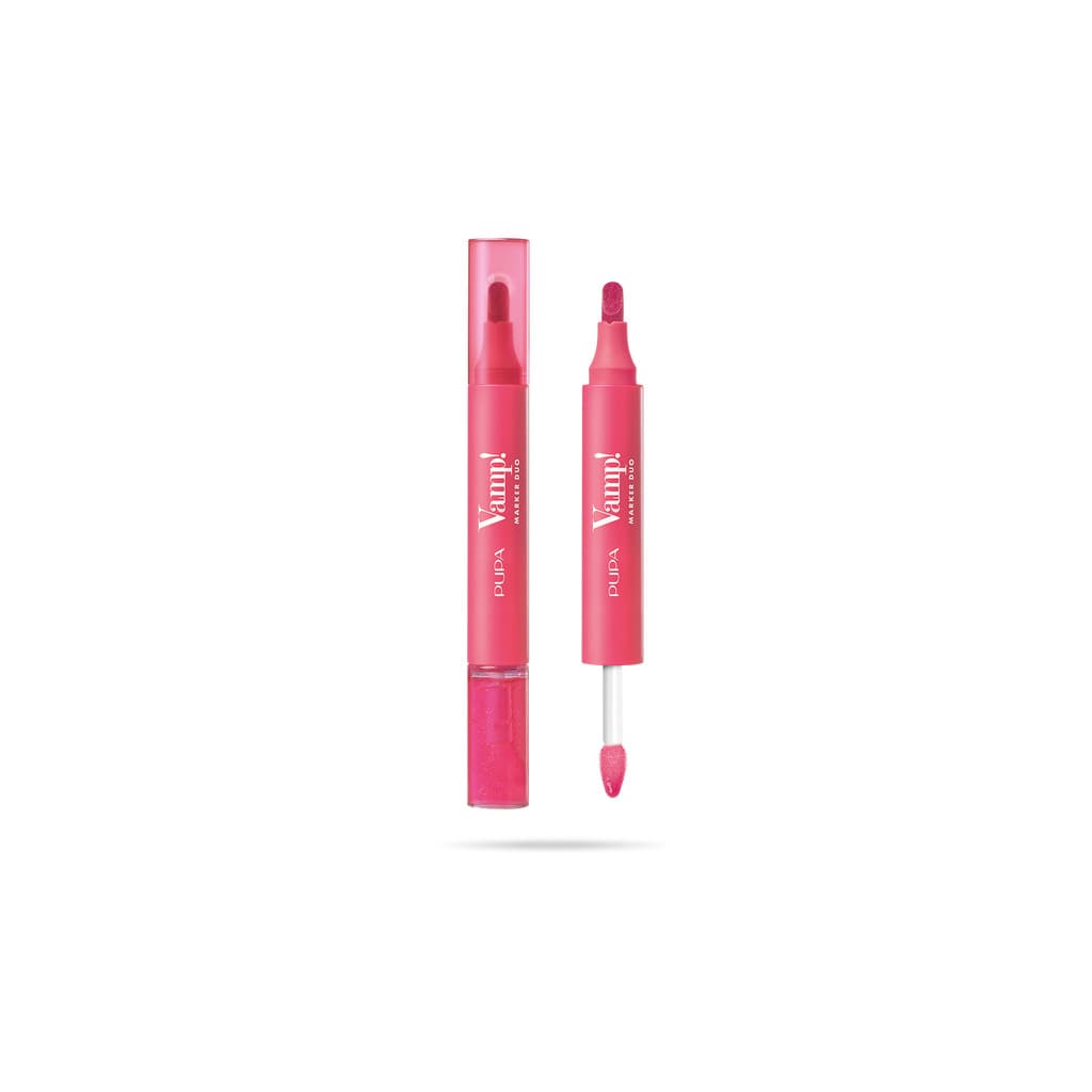PUPA Vamp! Marker Duo Marker do ust&olejkowy błyszczyk, 006 Dragon Fruit,+