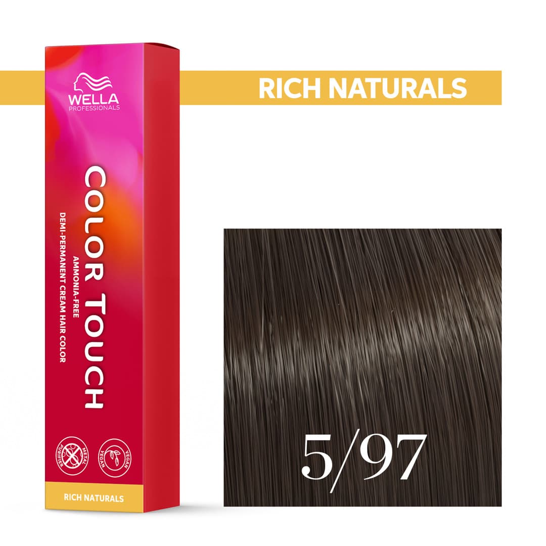 Wella Color Touch, krem tonujący bez amoniaku, 5/97