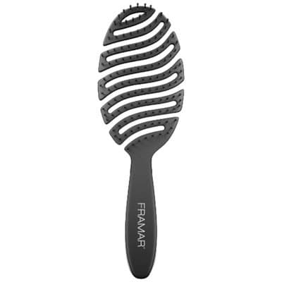 Flex Brush, szczotka do włosów, czarna
