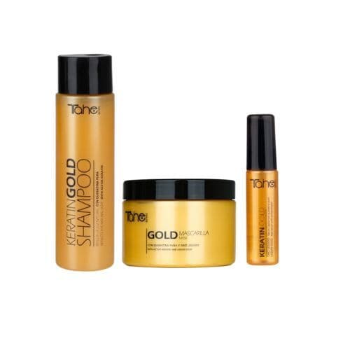 Botanic Gold, zestaw do włosów rozjaśnianych, szampon + maska + olejek, + +