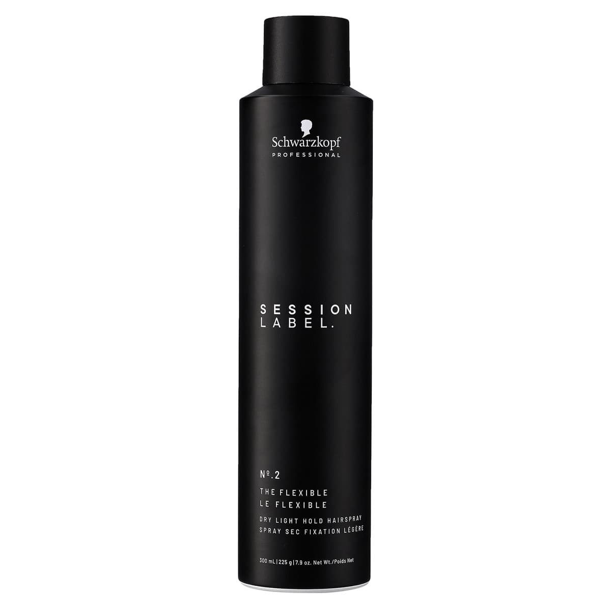 Schwarzkopf Session Label The Flexible Dry Light Hold, suchy, lekki lakier do włosów