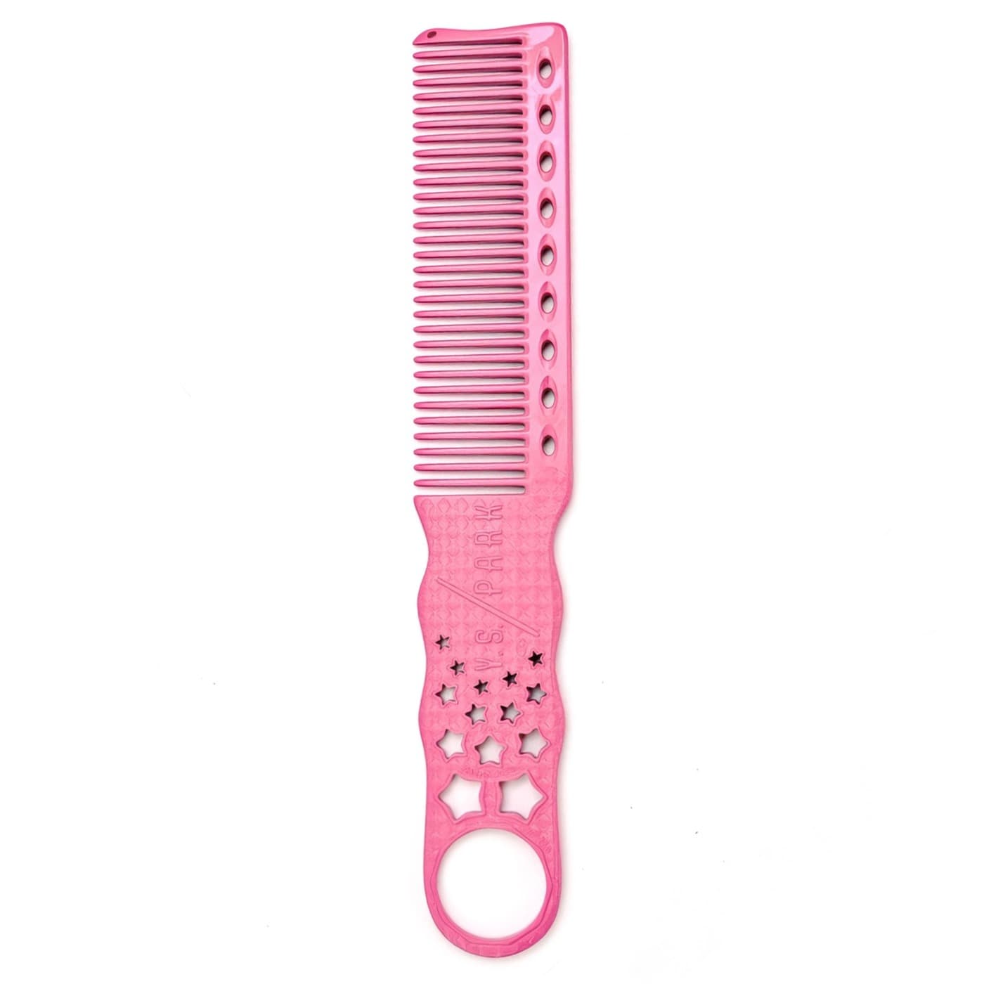 Barber Comb, grzebień do włosów, YS-280, Różowy