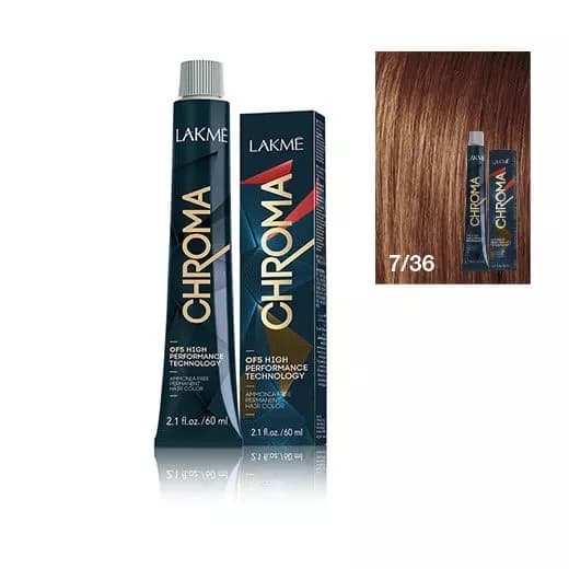Chroma, farba do włosów o łagodnej formule, 7/36