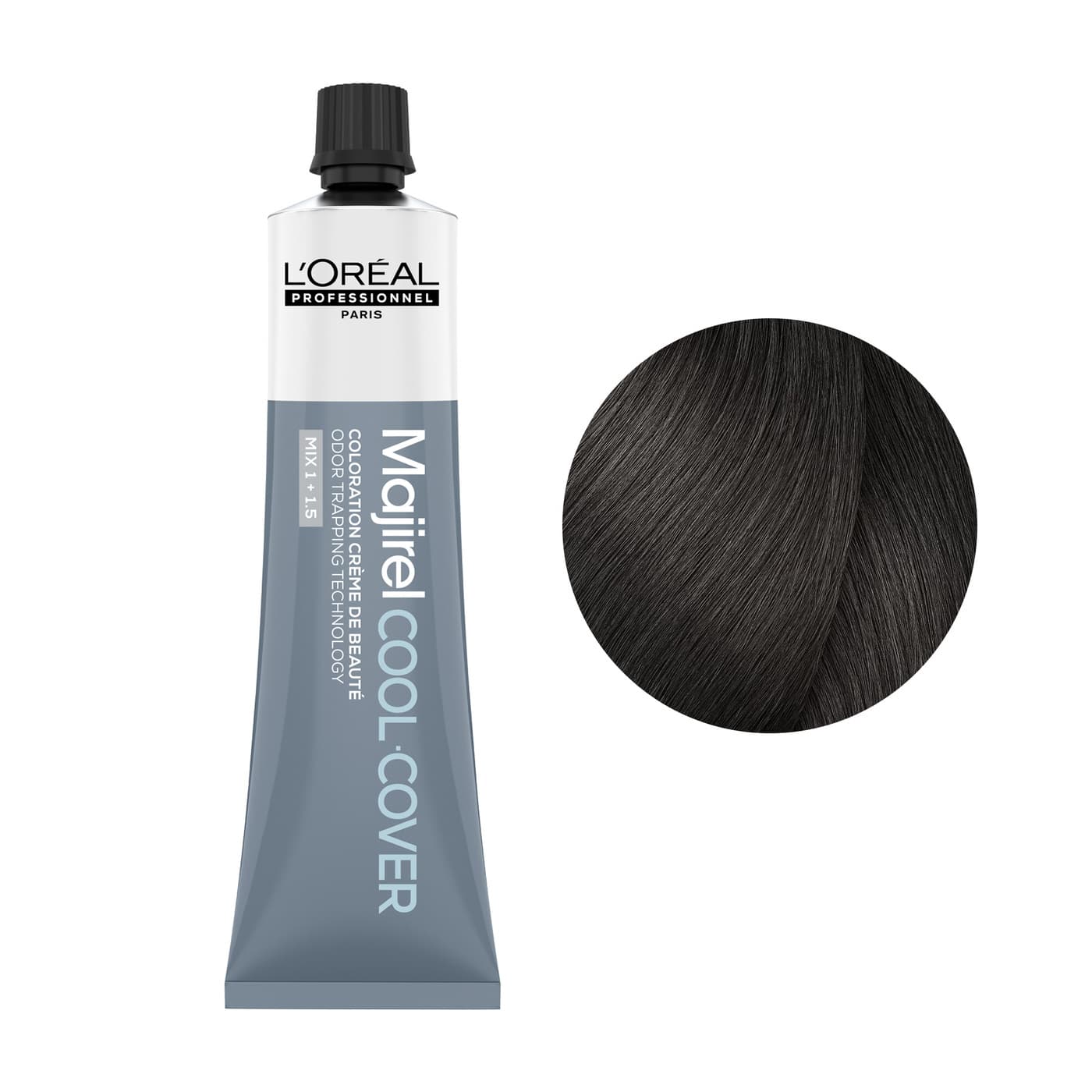 Loreal Majirel Cool Cover, farba do włosów, chłodne odcienie, CC 5