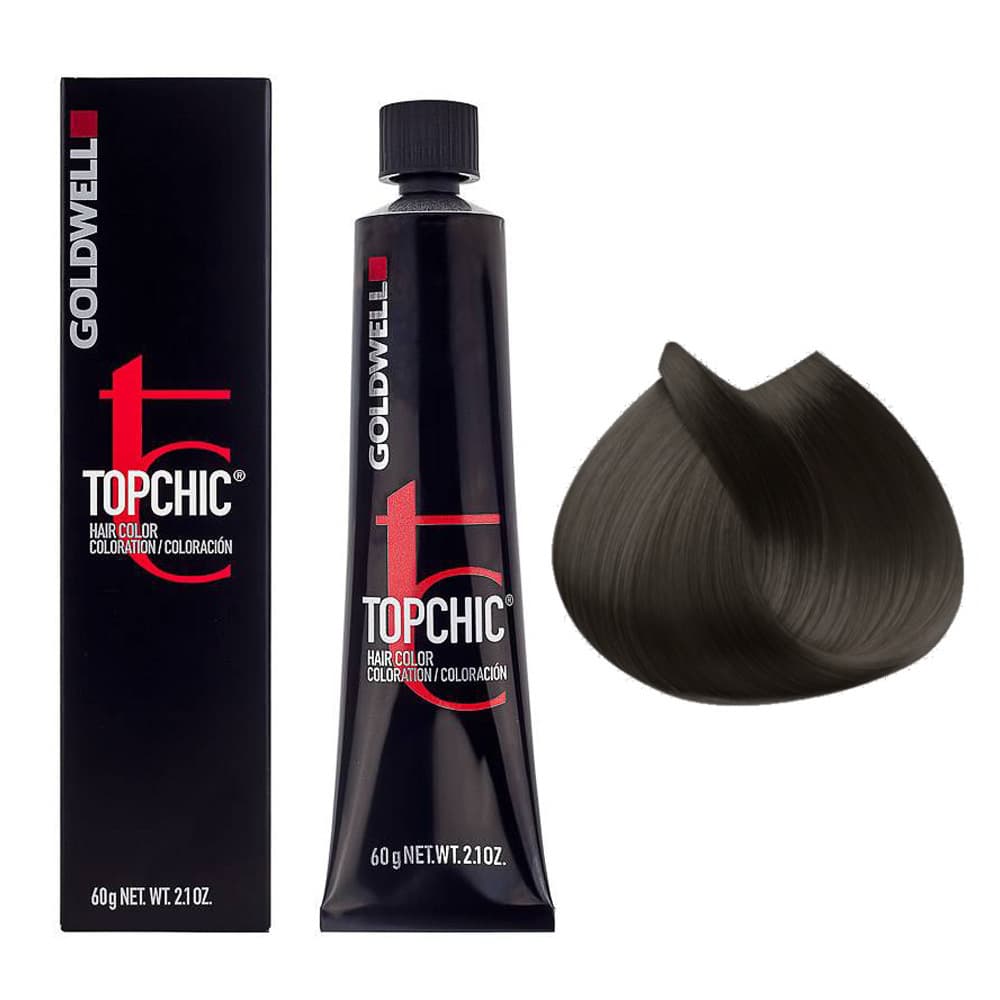 Topchic Hair Color profesjonalna permanentna farba do włosów do wszystkich rodzajów włosów 4NA