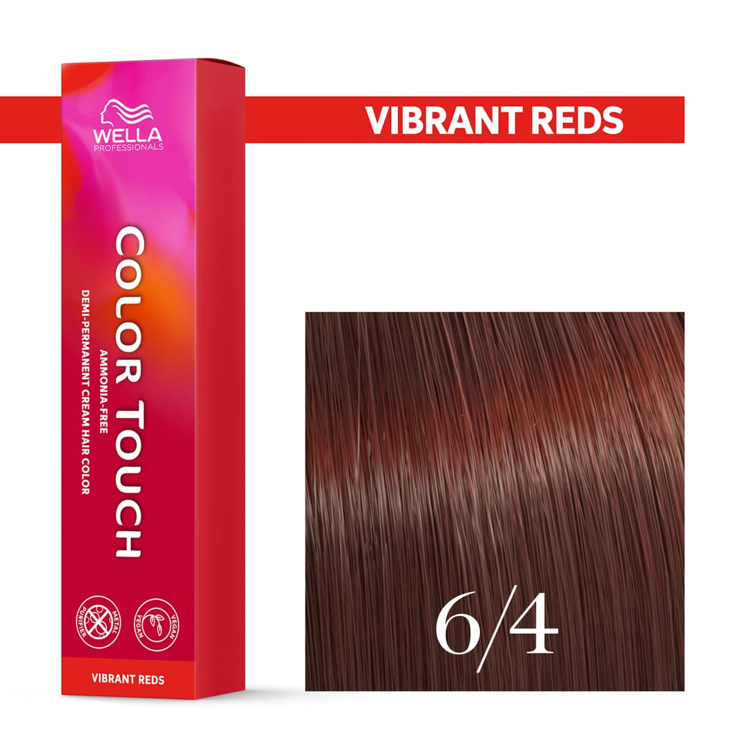 Wella Color Touch, krem tonujący bez amoniaku, 6/4