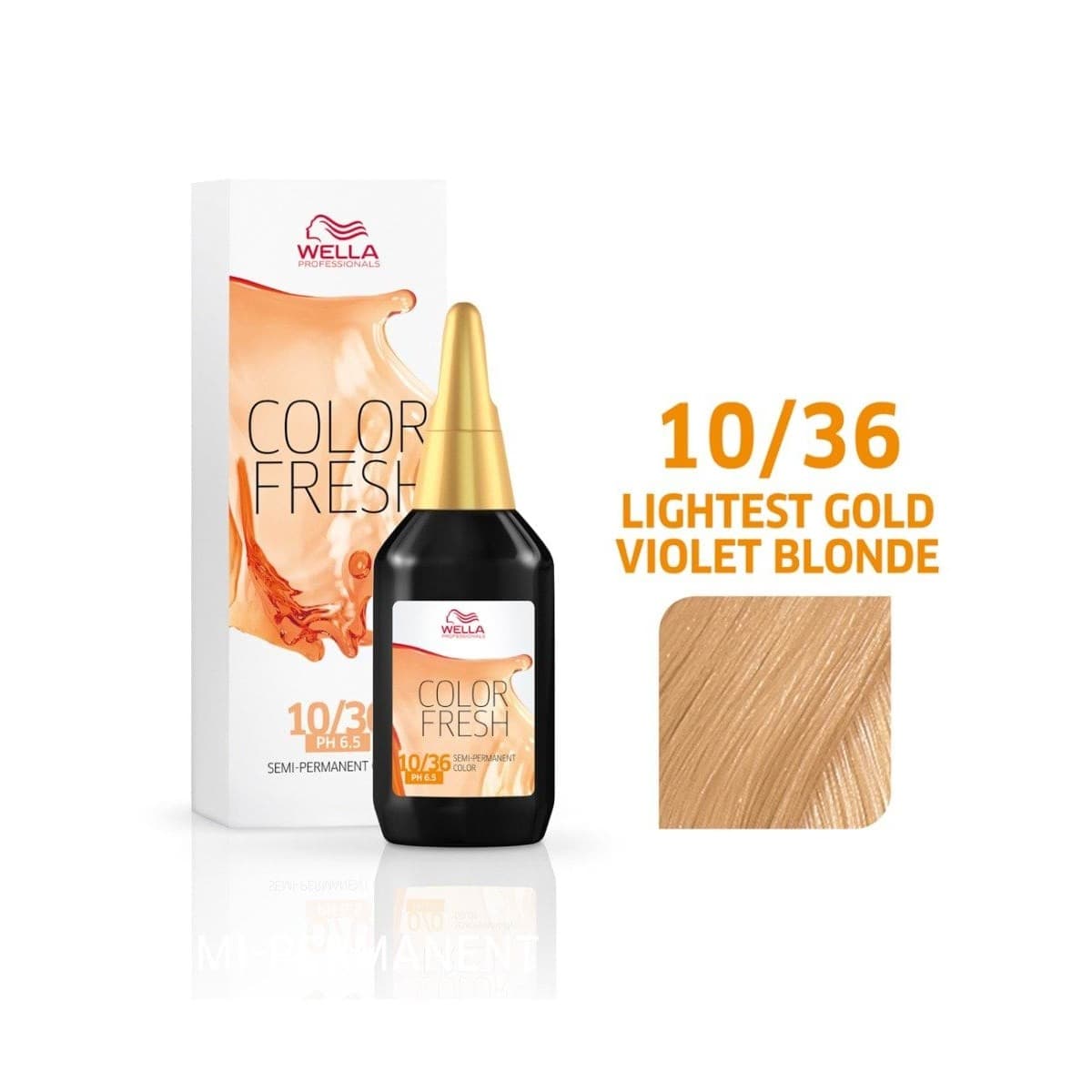 Wella Color Fresh, farba demipermanentna do włosów, 10/36