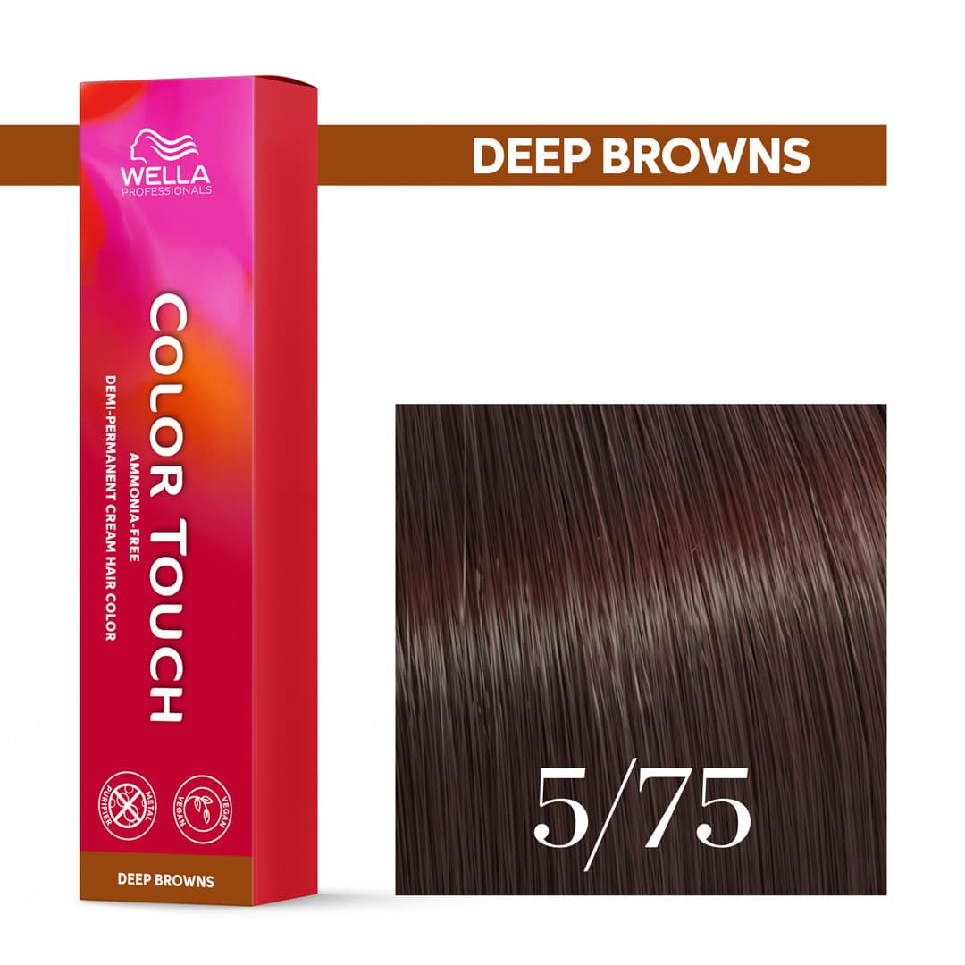 Wella Color Touch, krem tonujący bez amoniaku, 5/75