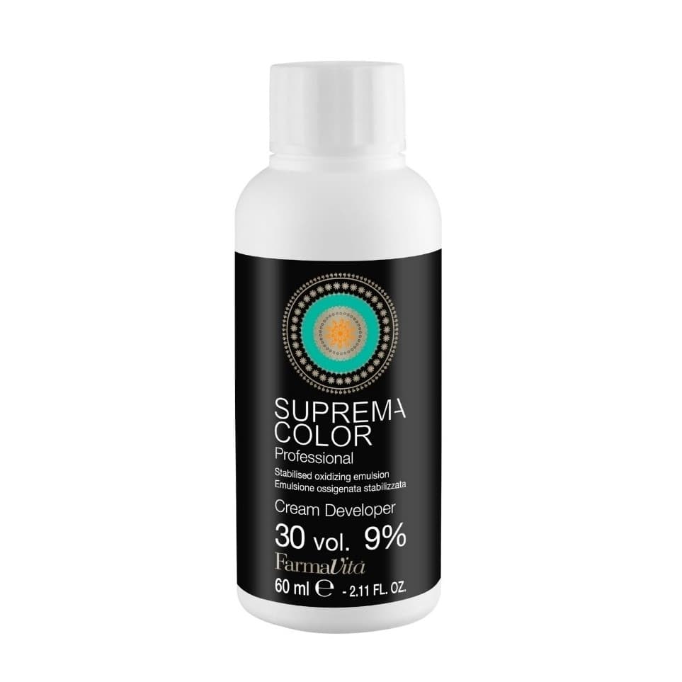 Suprema Color CR. Developer, oksydant, krem rozjaśniający, 30 vol. 9%
