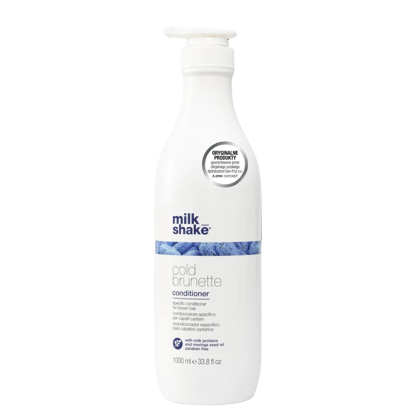 Shake Cold Brunette, niebieski szampon do brązowych włosów