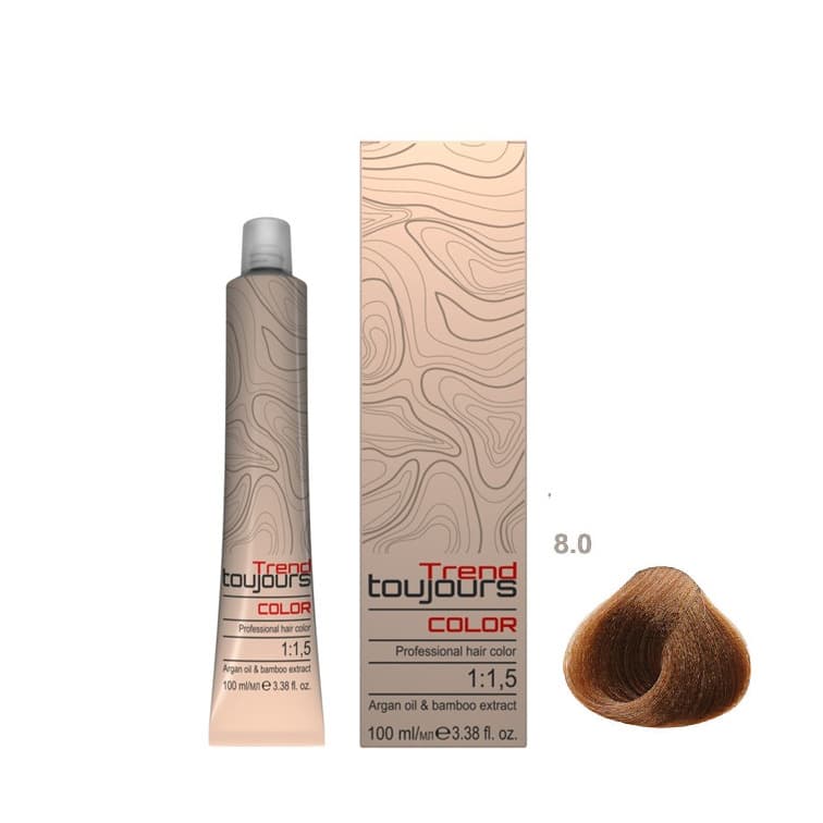 Professional Color Care, farba do włosów, 8.0