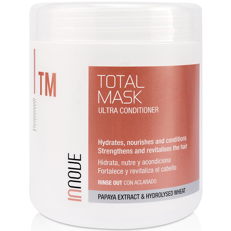 Total Mask, nawilżająca maska do włosów suchych z wyciągiem z papai