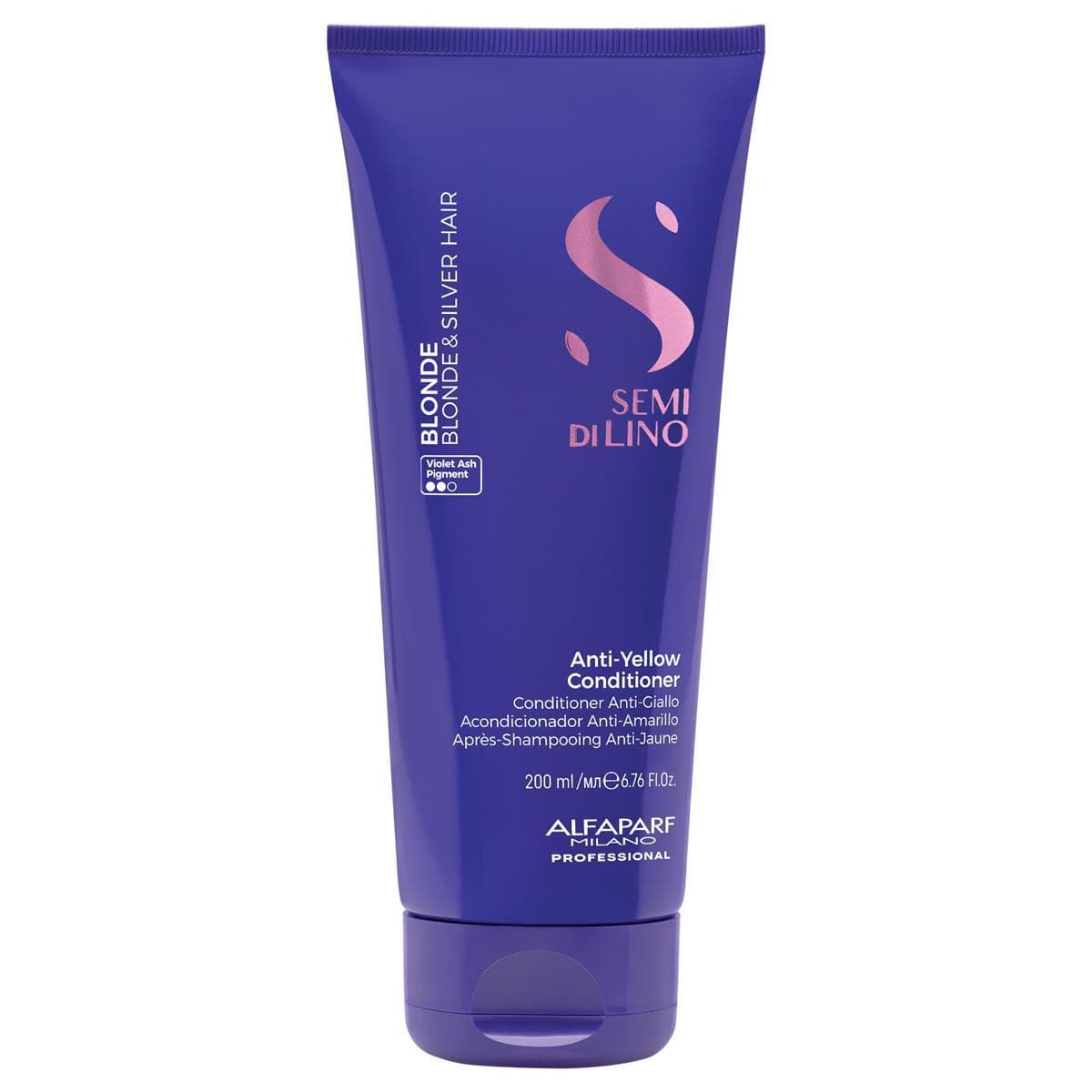 Semi Di Lino Blonde, odżywka ochładzająca odcień blond i siwy