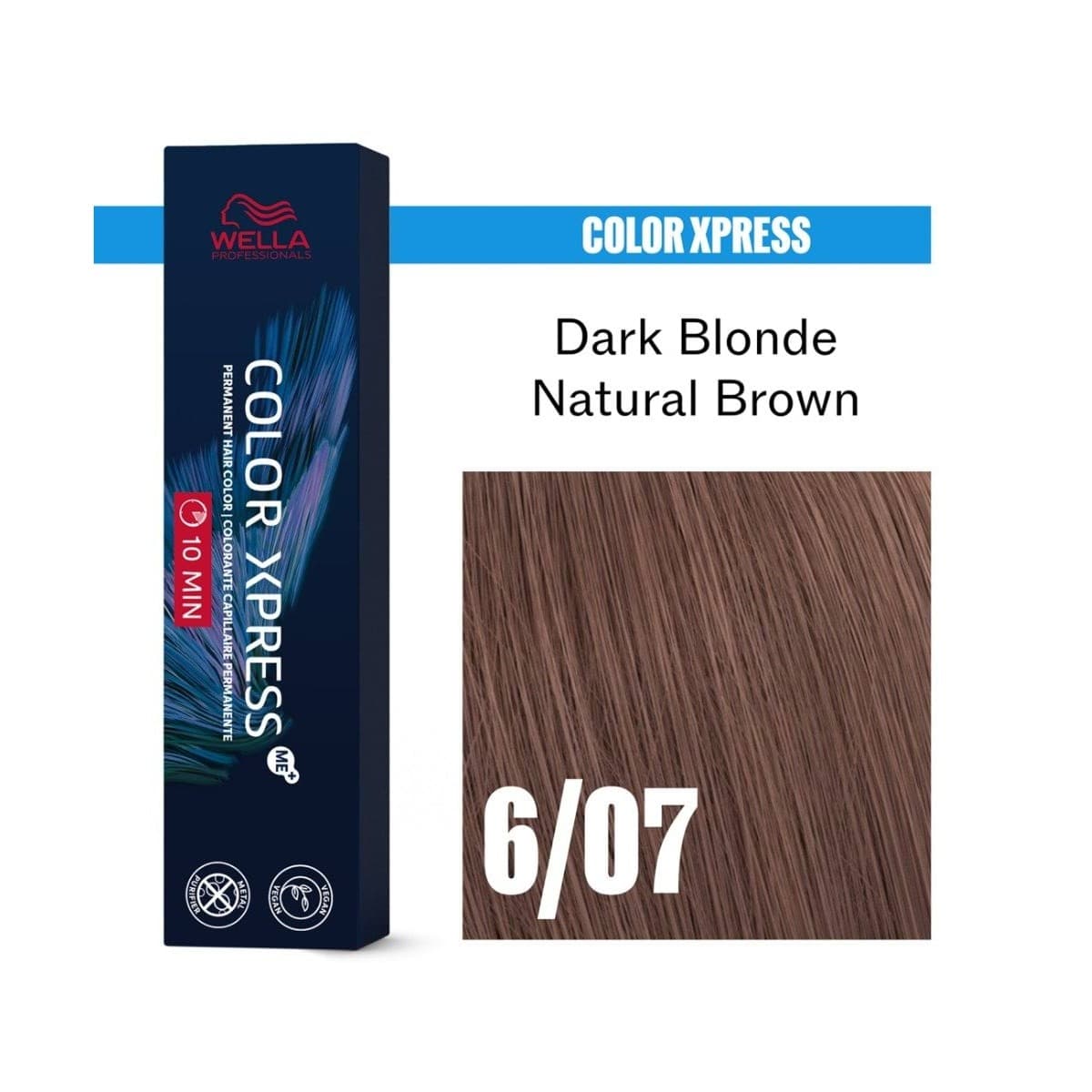 Wella Color Xpress, wegańska farba do włosów, 6/07
