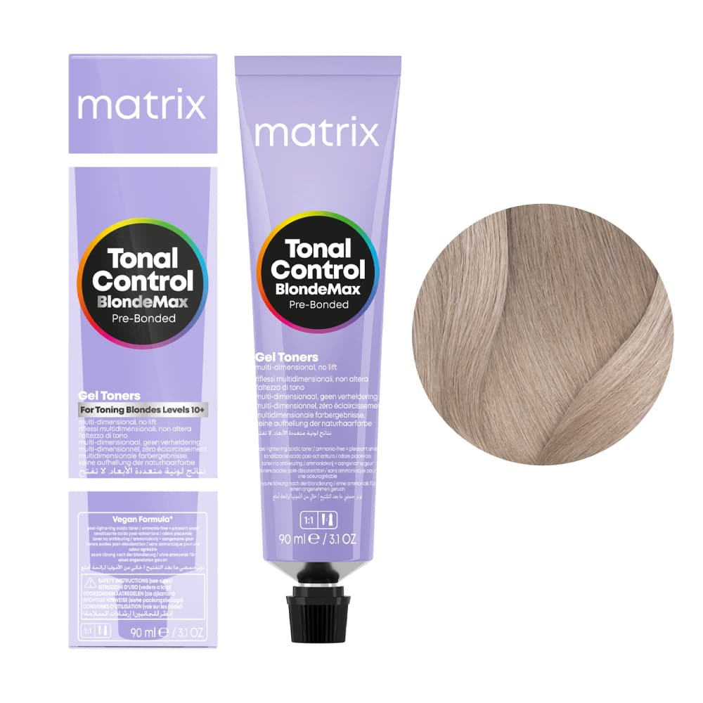Tonal Control BlondeMax Pre-Bonded, kwasowy toner do włosów w żelu, 10AG