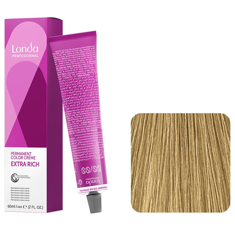 Londa Color Permanent, farba do włosów, 8/07