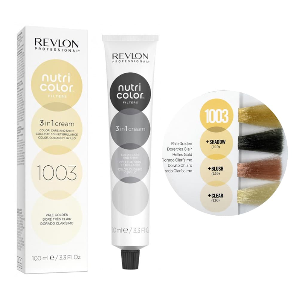 Revlon Nutri Color Filters, maska koloryzująca bez amoniaku, jasny złoty, tuba