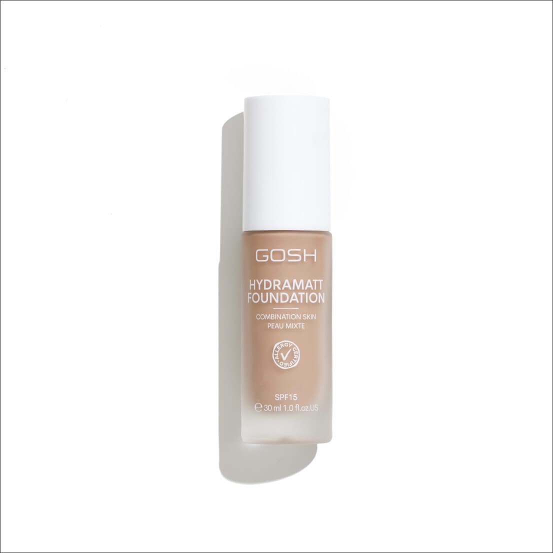 Gosh Podkład Hydramatt do cery mieszanej i tłustej 012 N - MEDIUM DARK