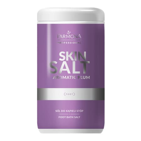 Skin Salt, sól do kąpieli stóp, śliwka