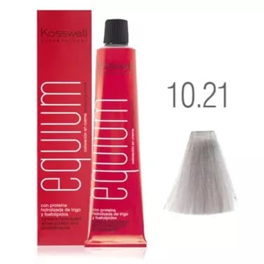 Equium 10.21, Profesjonalna farba do włosów, extra jasny blond opalizujący popielaty